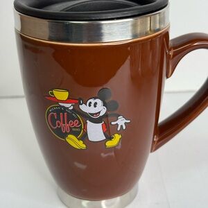 Disney Parks Mickey Mouse Really Swell Coffee Mug with Yellow Accents